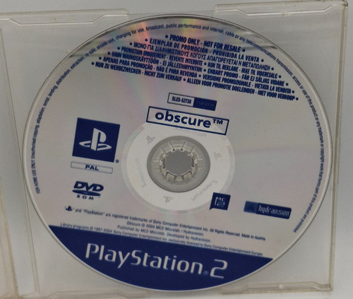 Obscure ps2 playstation - obscure,